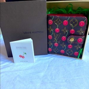 Authentic Louis Vuitton Limited Edition Monogram Cherry wallet